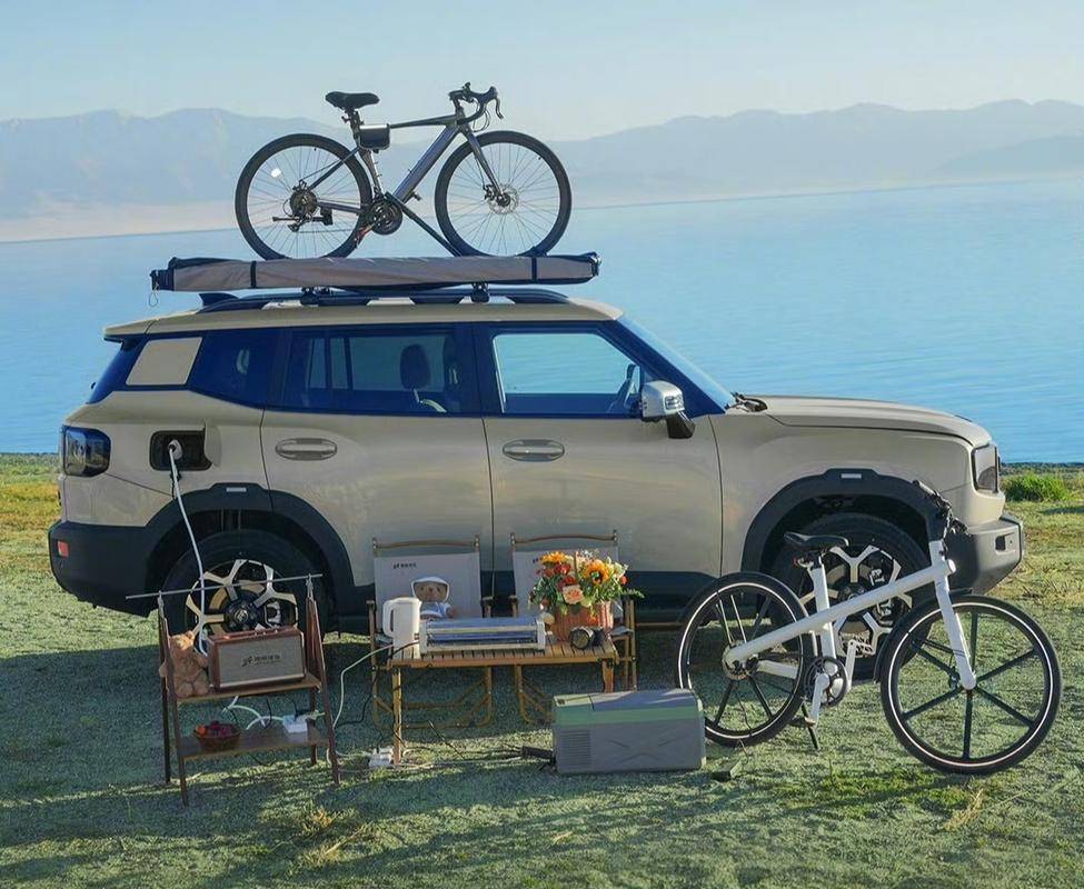 5 万捷途山海 T1带全家解锁野奢露营p